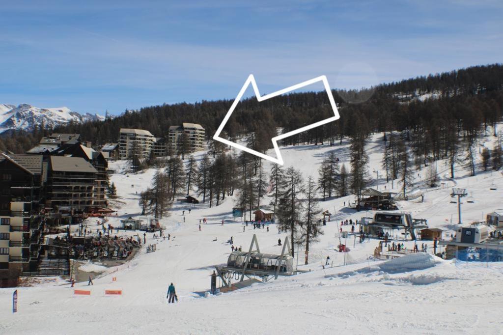 Risoul 1850 - Appart' 4 Personnes Ski Aux Pieds Экстерьер фото